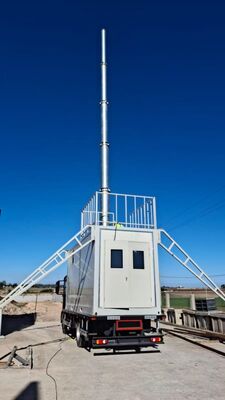 15m cell on wheels with shelter